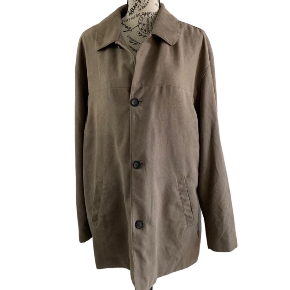 Pronto•Uomo taupe jacket men’s large